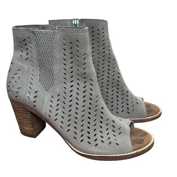 HOT Desert Taupe Toms Open Toe Toms Shoes Toms Desert